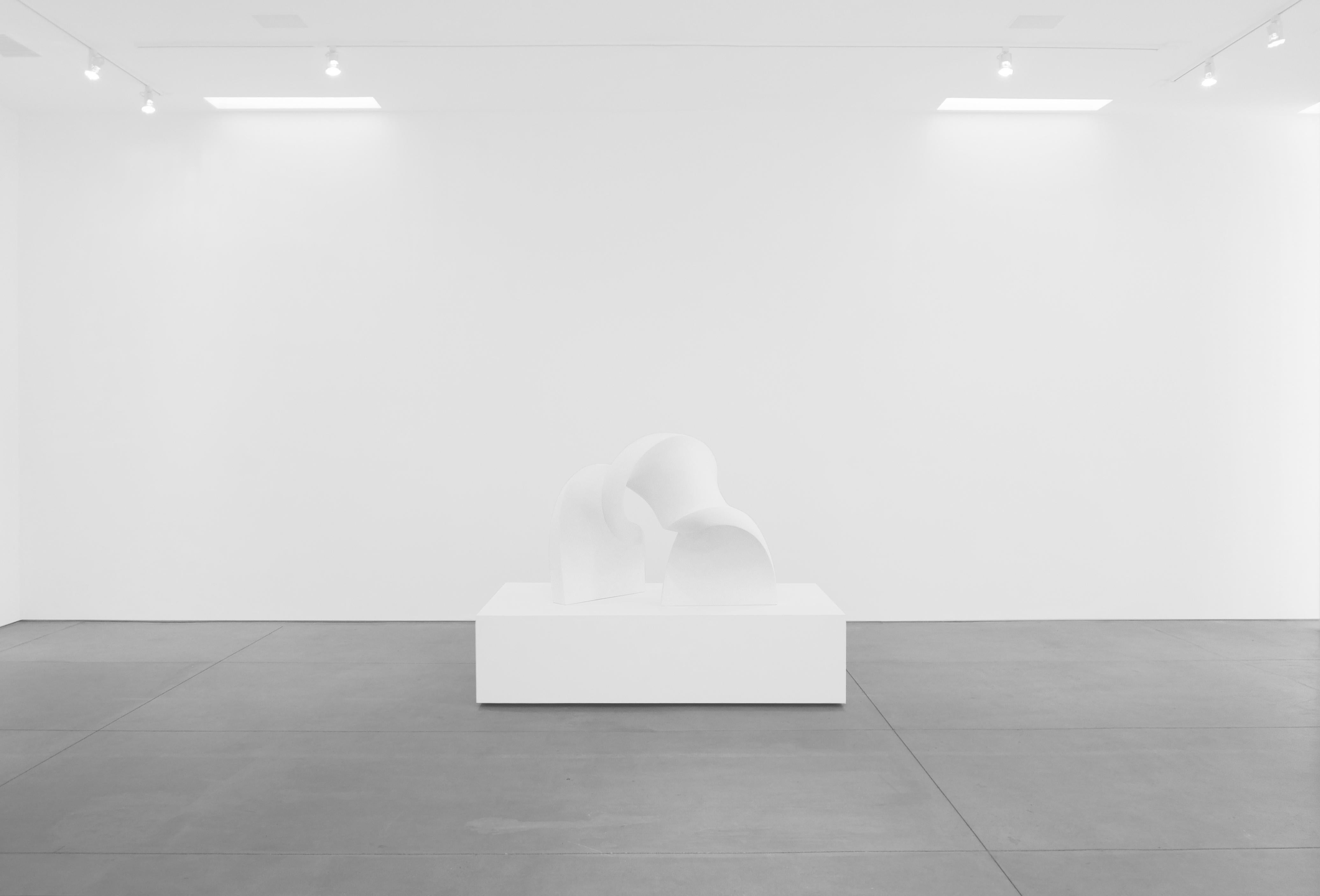 Stephanie Bachiero Abstract Sculpture - Pinnacle (White), Edition 1/8