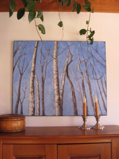 Birches, Painting, Oil on Canvas