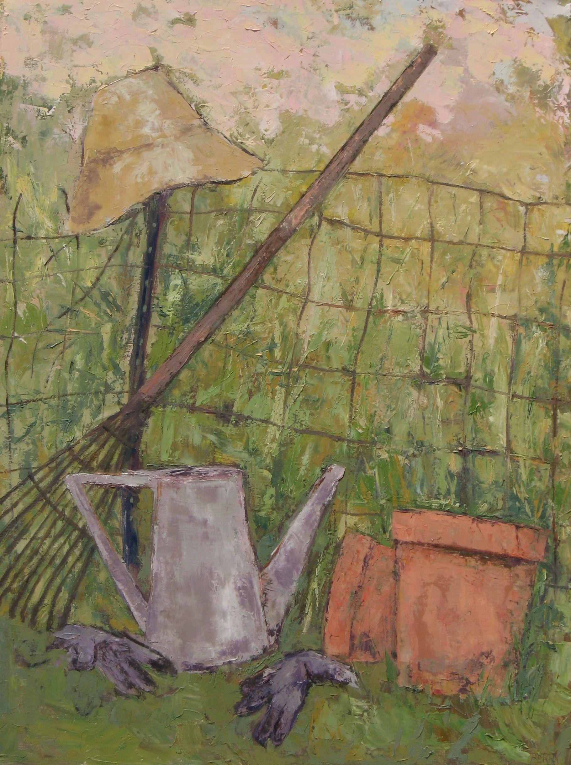 Garden Hat, Painting, Oil on Canvas