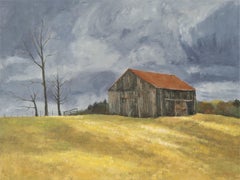 Lower Barn, Painting, Oil on Canvas