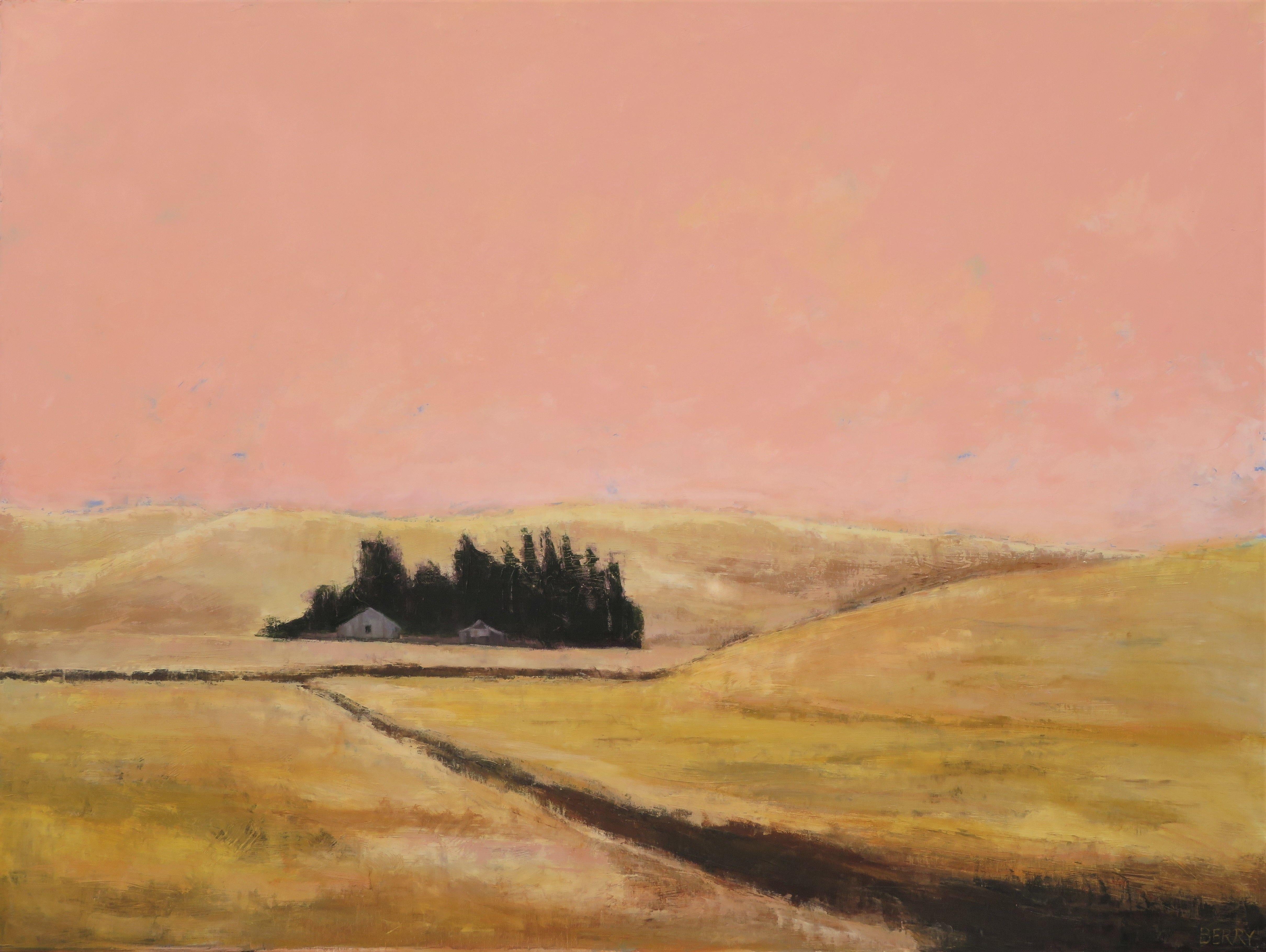 Stephanie Berry Landscape Painting - Prairie Land, Painting, Oil on Canvas