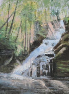 Raymondskill Falls, Painting, Oil on Canvas