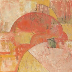 Rote Sonnenfassung, Gemälde, Öl auf Leinwand