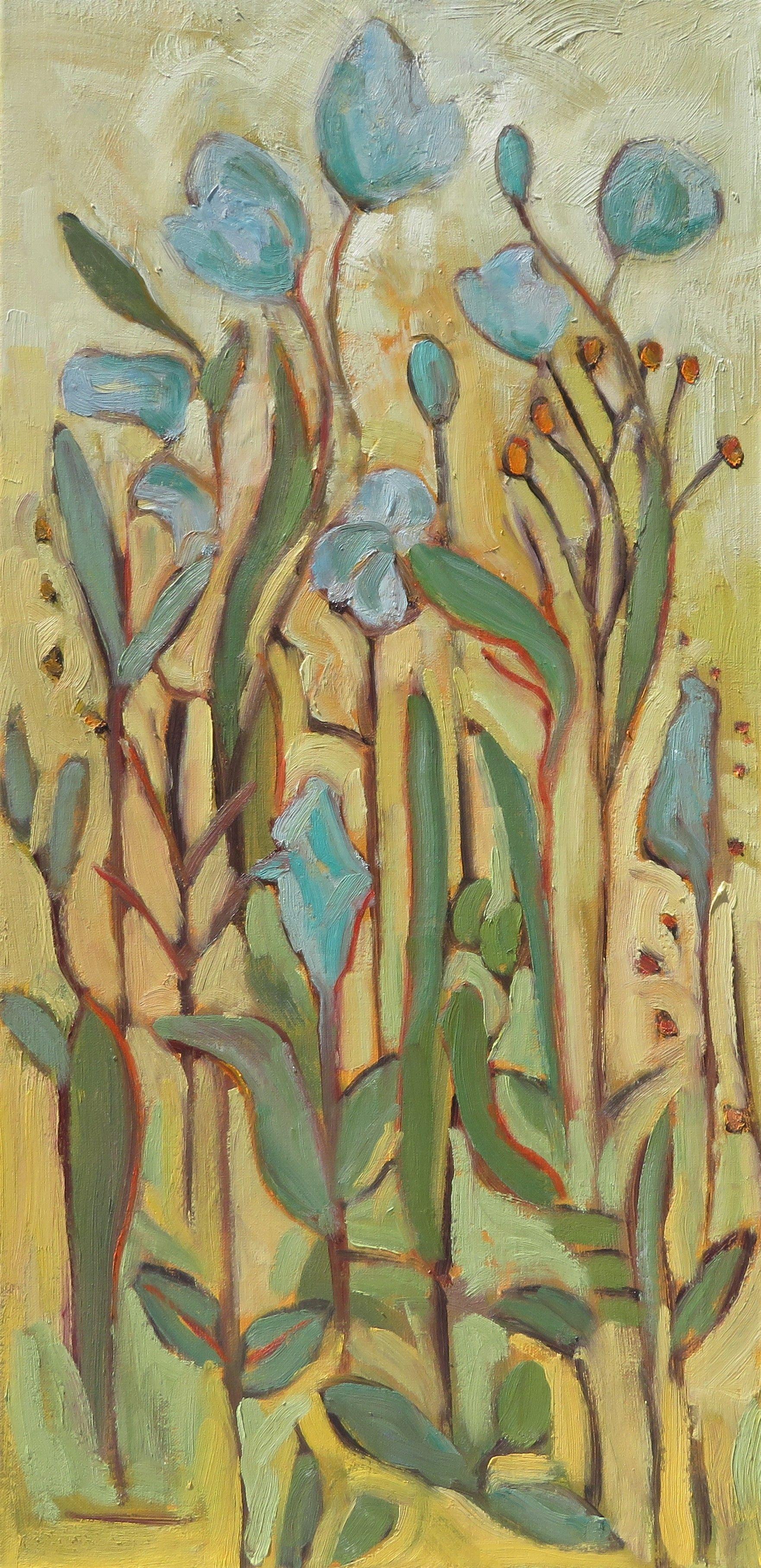 Primavera Funk, Pittura, Olio su tela - Painting di Stephanie Berry