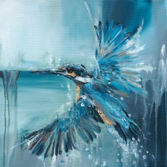 Used German Contemporary Art by Stephanie Blaess - The Kingfisher