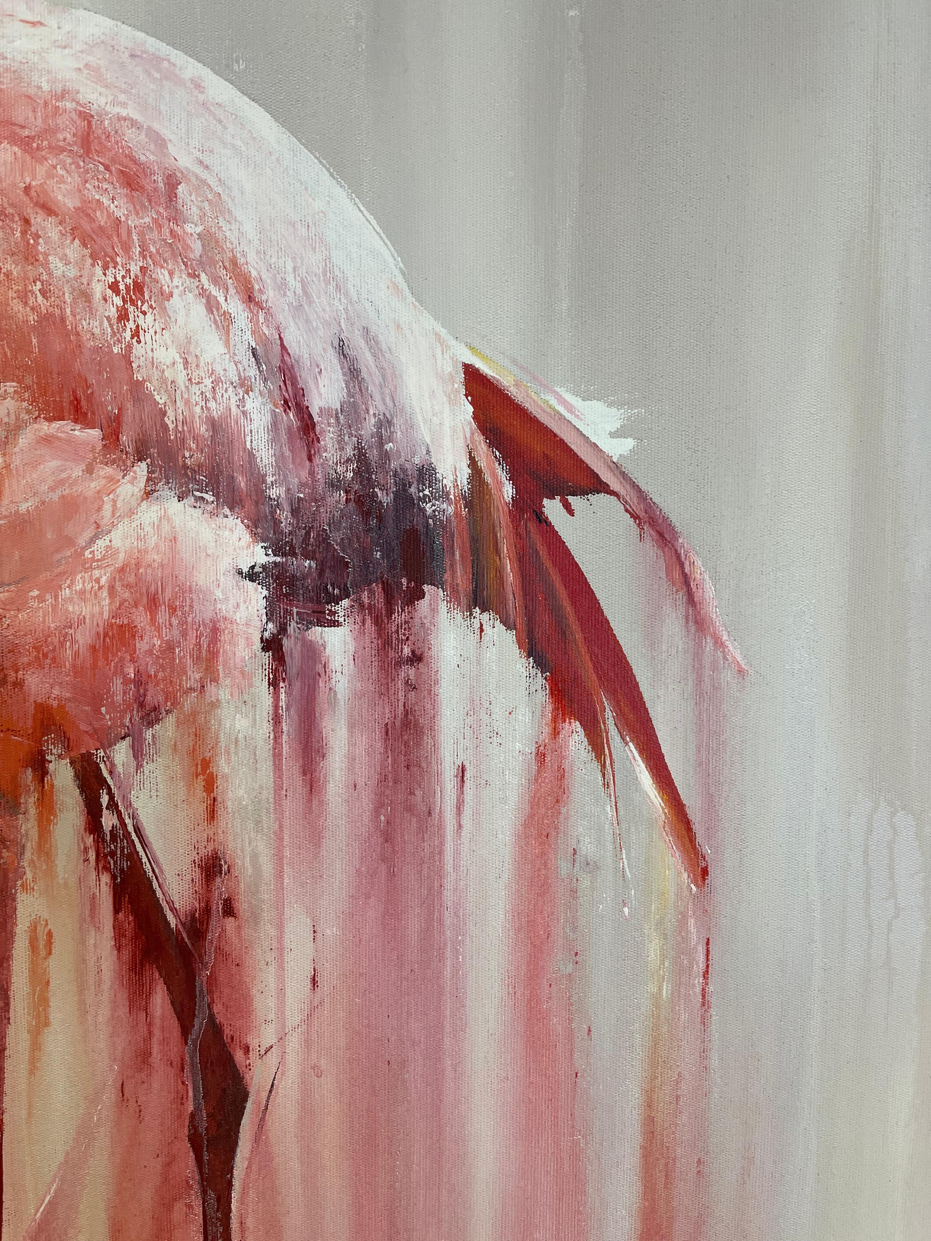 Zeitgenössische deutsche Kunst von Stephanie Blaess - The Pink Dress im Angebot 1