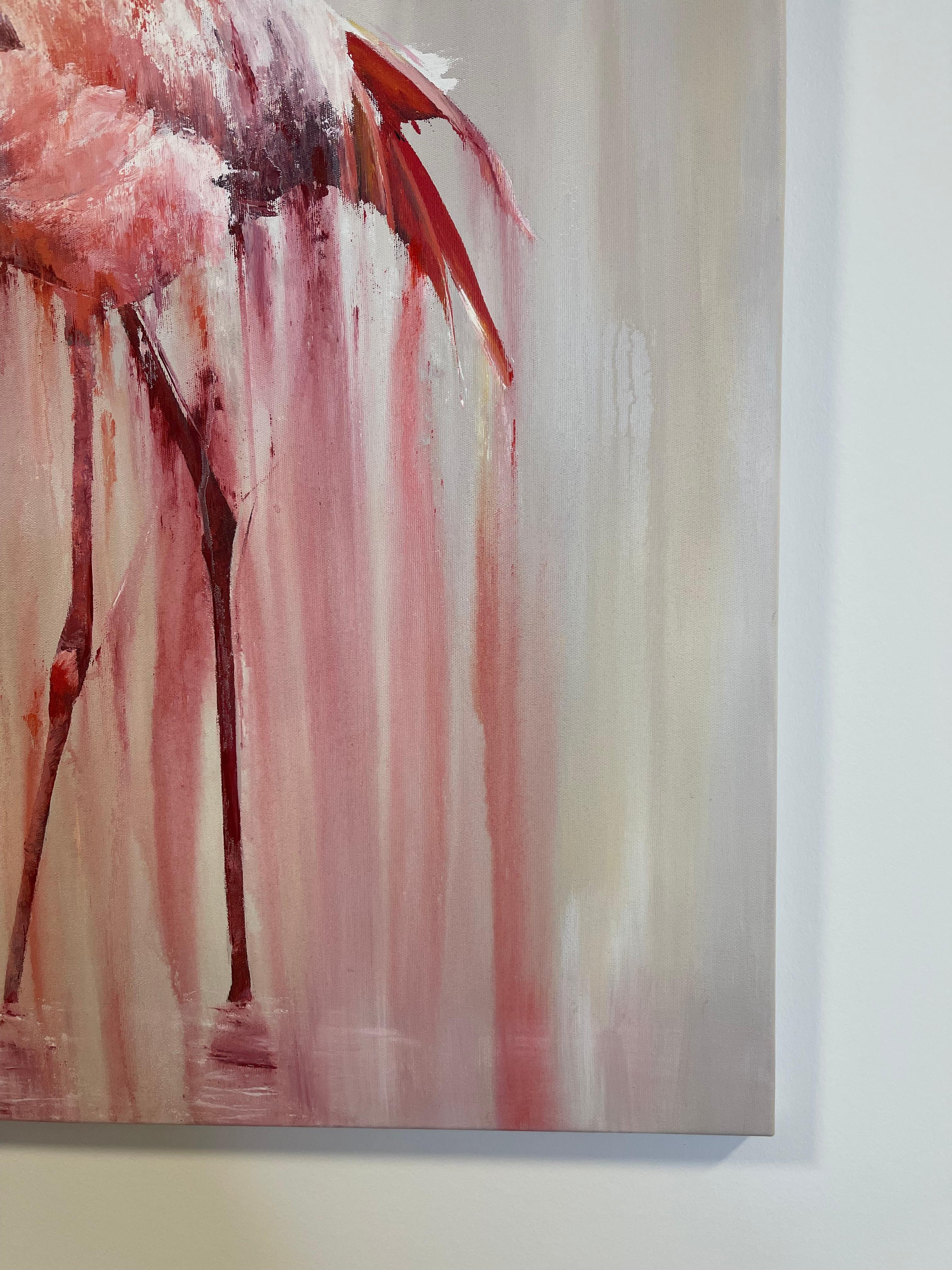 Zeitgenössische deutsche Kunst von Stephanie Blaess - The Pink Dress im Angebot 2