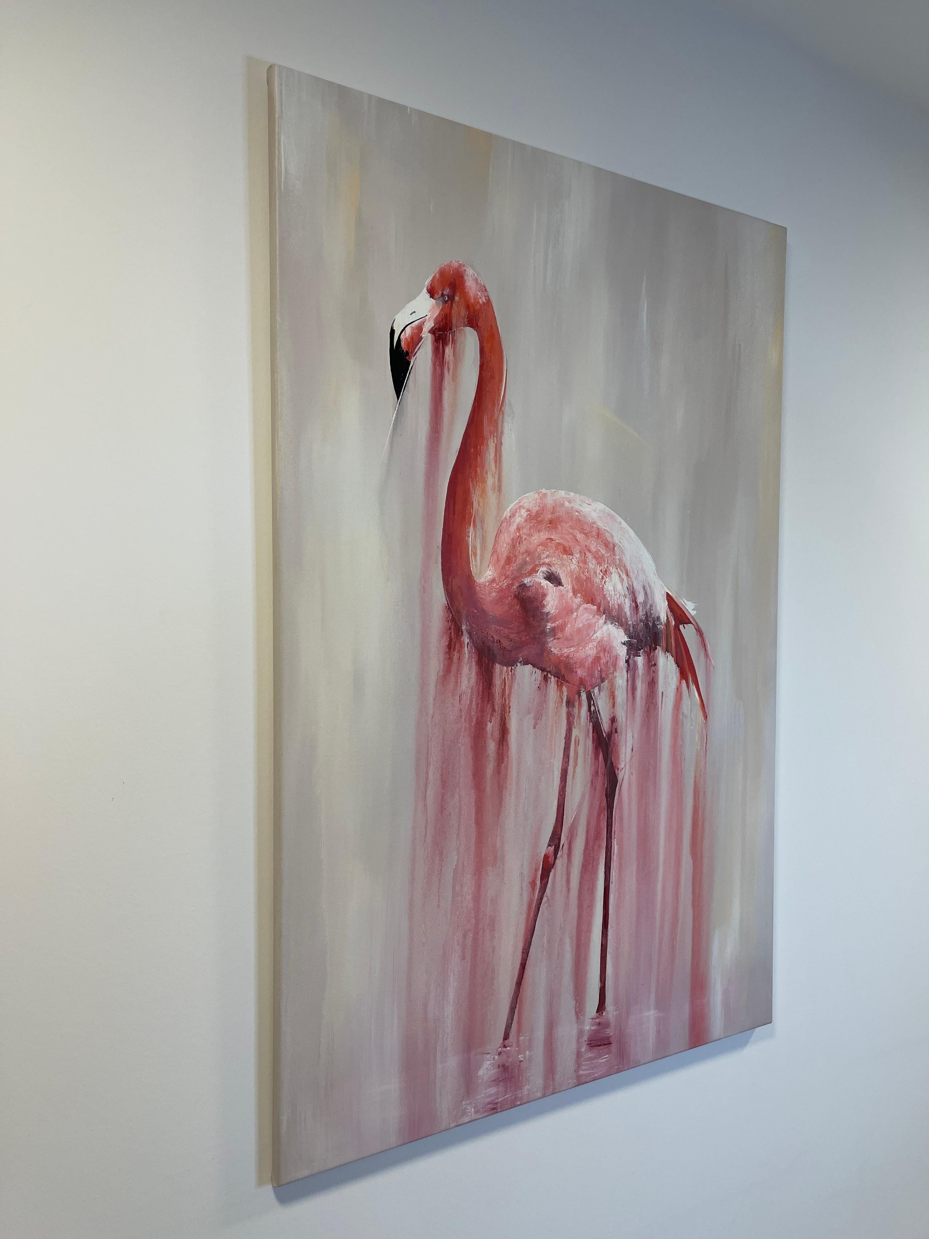 Zeitgenössische deutsche Kunst von Stephanie Blaess - The Pink Dress im Angebot 3
