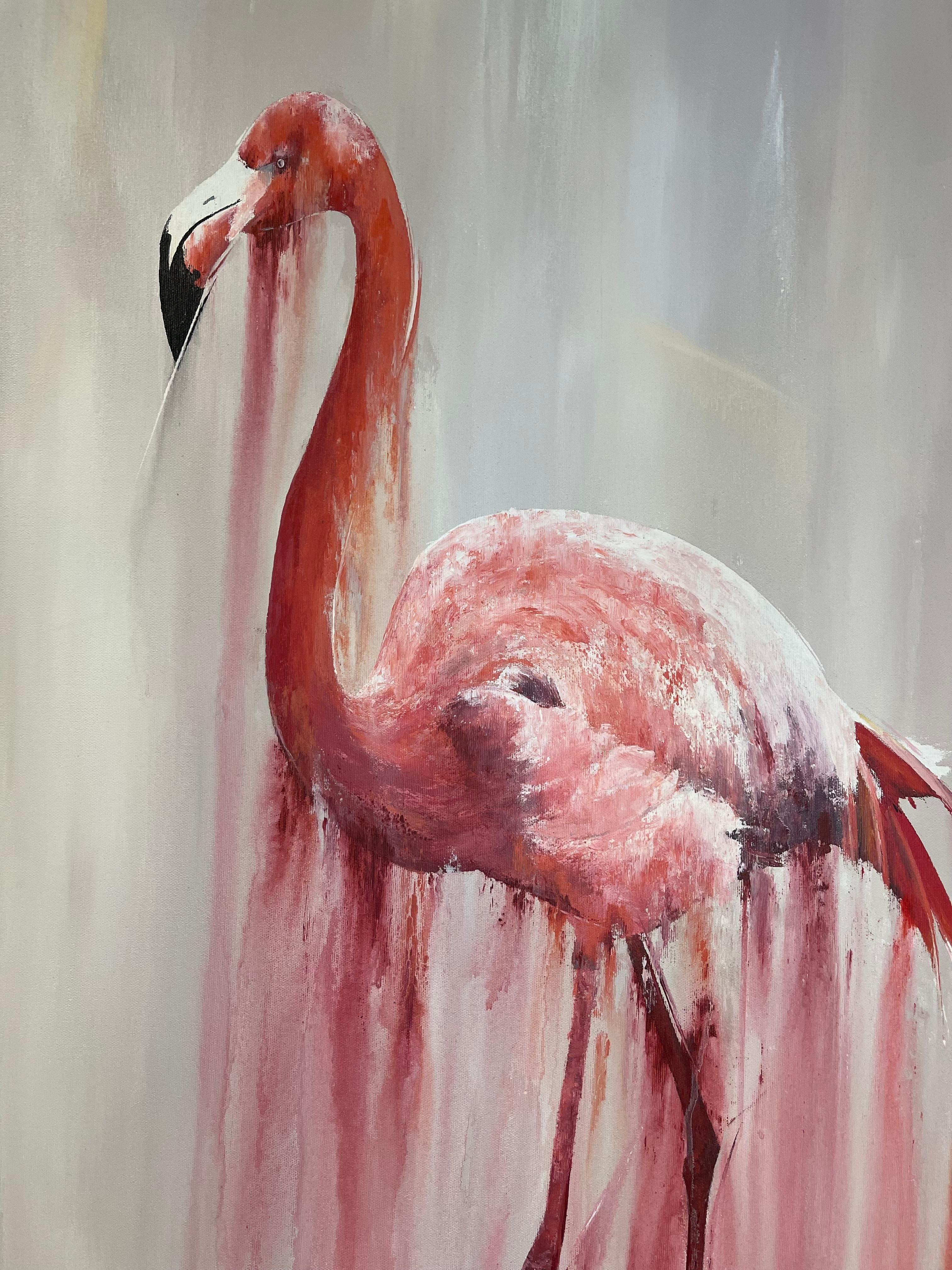 Zeitgenössische deutsche Kunst von Stephanie Blaess - The Pink Dress im Angebot 5