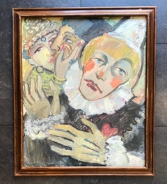 Carnival by Stéphanie Guerzoni - Oil on cardboard