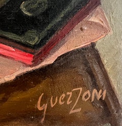 Flower bouquet and book and bookmark