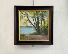 "An Evening Like This" (2025), Original Waterscape/Landscape Oil Painting