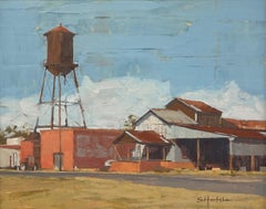 "Cotton Gin" (2015) by Stephanie Hartshorn, Original Oil Landscape Painting