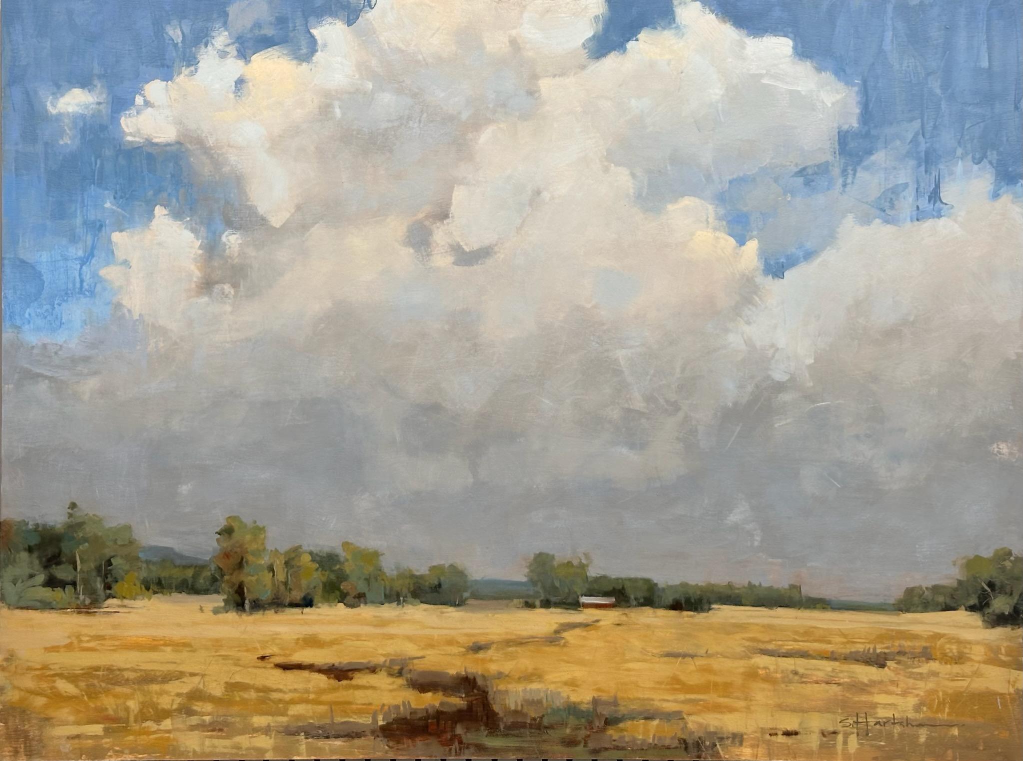 "En el silencio" (2024) Por Stephanie Hartshorn, Pintura al óleo original