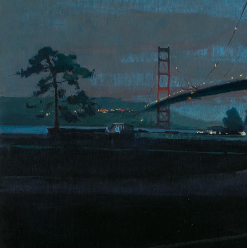 „Lichtfaden“ (2024) von Stephanie Hartshorn, Original Öl-Landschaftsgemälde im Angebot 3