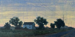 "Un'ultima Townes prima del tramonto" (2023) Di Stephanie Hartshorn, Pittura a olio