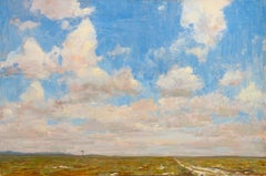 "Presenza" (2024) di Stephanie Hartshorn, pittura ad olio originale di paesaggio