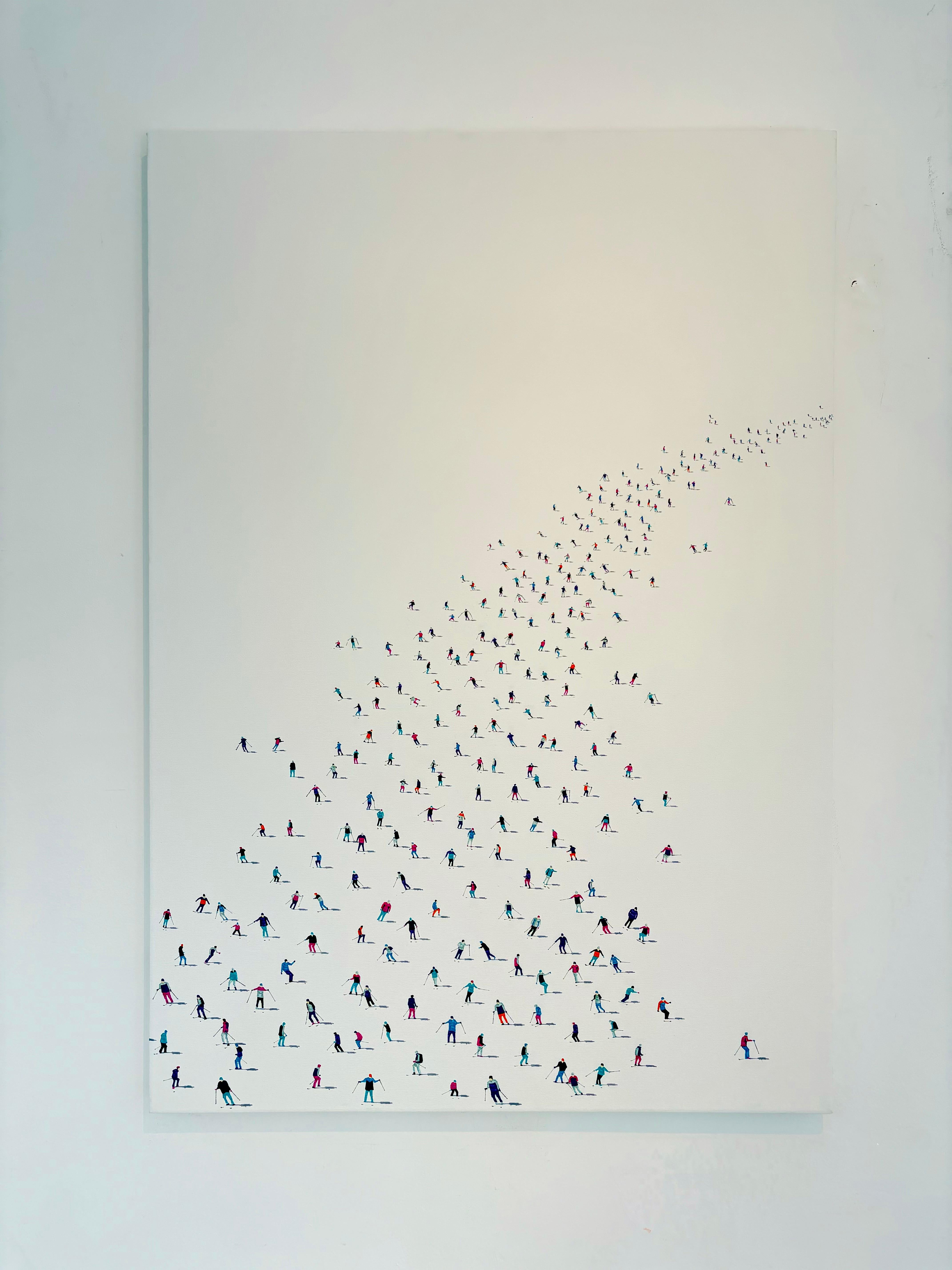 Frozen Planet 74 - original figurative Landschaftsmalerei - zeitgenössische Kunst im Angebot 2