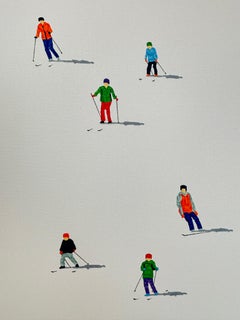 Frozen Planet 81 - original figurative landscape painting - contemporary Art