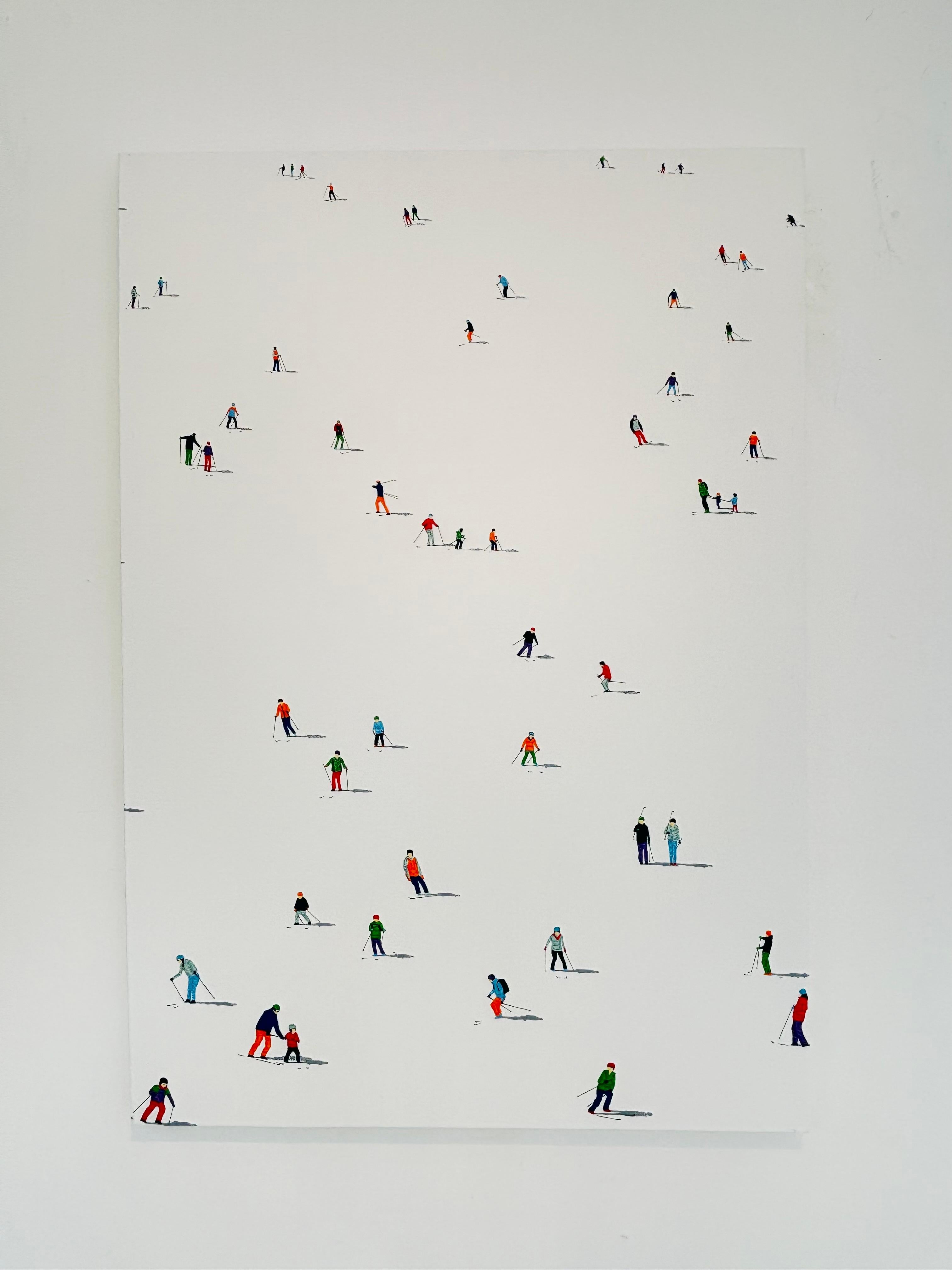 Frozen Planet 81 - original figurative Landschaftsmalerei - zeitgenössische Kunst im Angebot 2