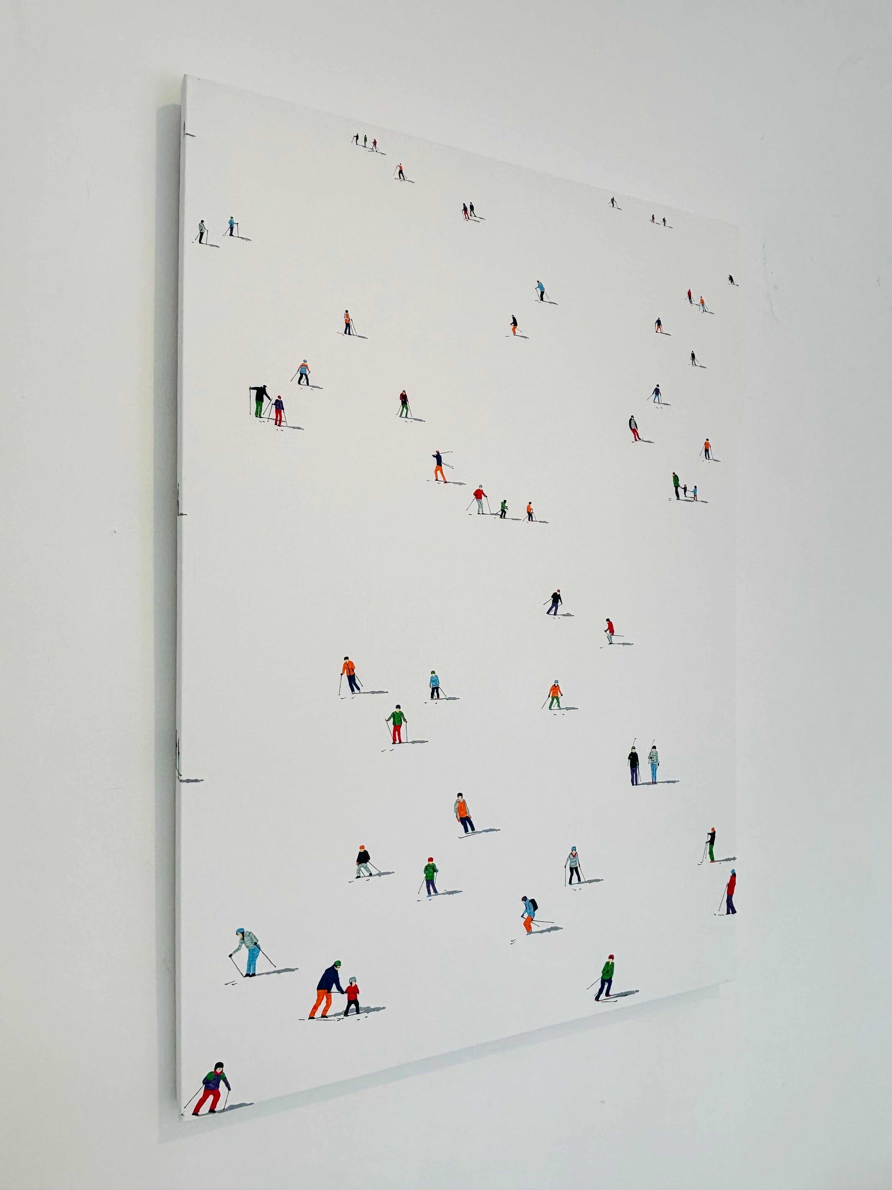 Frozen Planet 81 - original figurative Landschaftsmalerei - zeitgenössische Kunst im Angebot 3