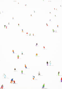 Frozen Planet 81 - original figurative landscape painting - contemporary Art