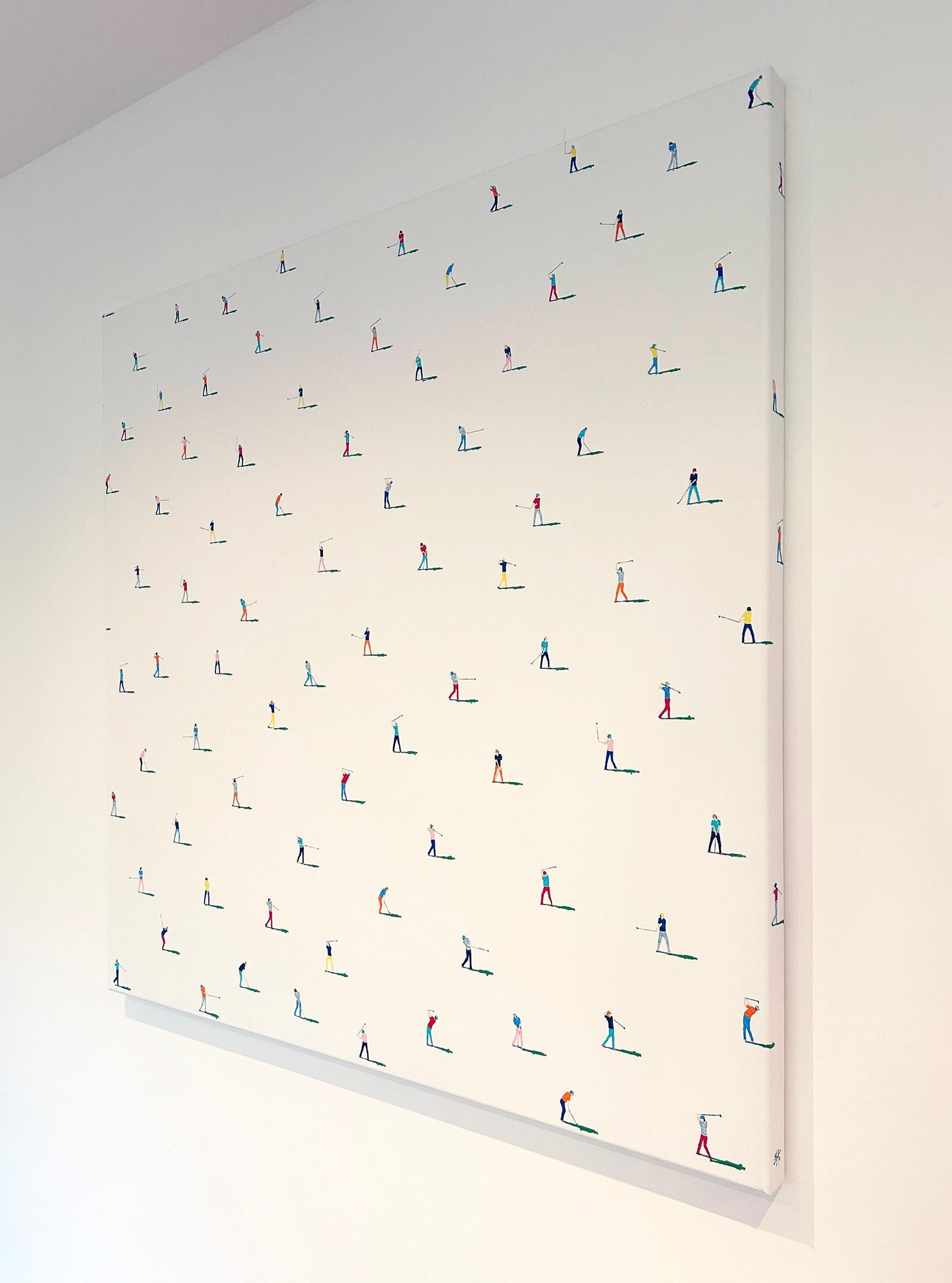Dieses außergewöhnliche Kunstwerk ist derzeit in der Signet Contemporary Art Gallery und online ausgestellt und zu verkaufen.

Treten Sie ein in die heitere und geordnete Welt von 
