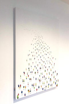 Ironman 02 - pintura original figurativa paisaje - Arte contemporáneo