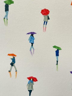 Regenbogen 17-original modern figurativ minimalismus ölgemälde-zeitgenössische kunst