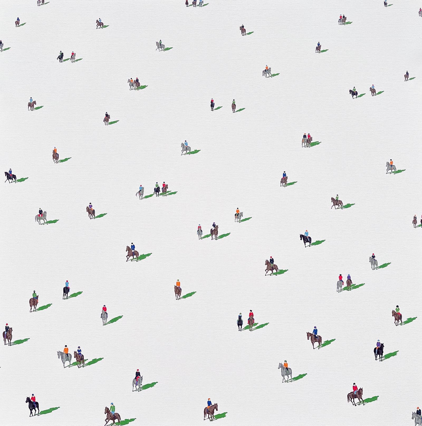 Stephanie Ho Landscape Painting - The Jockey