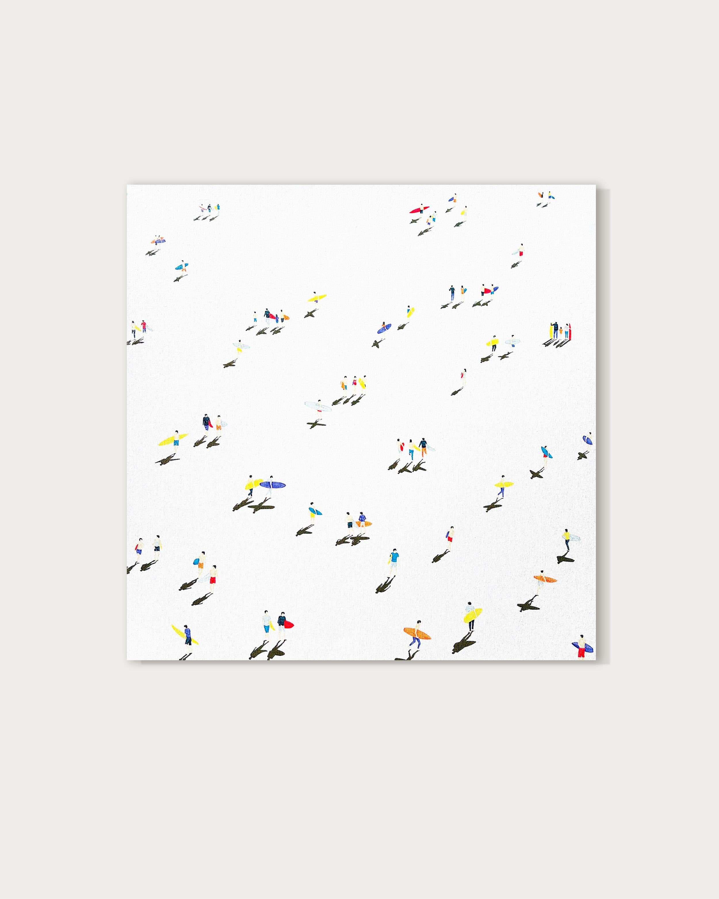 The Waves 07 - Painting by Stephanie Ho