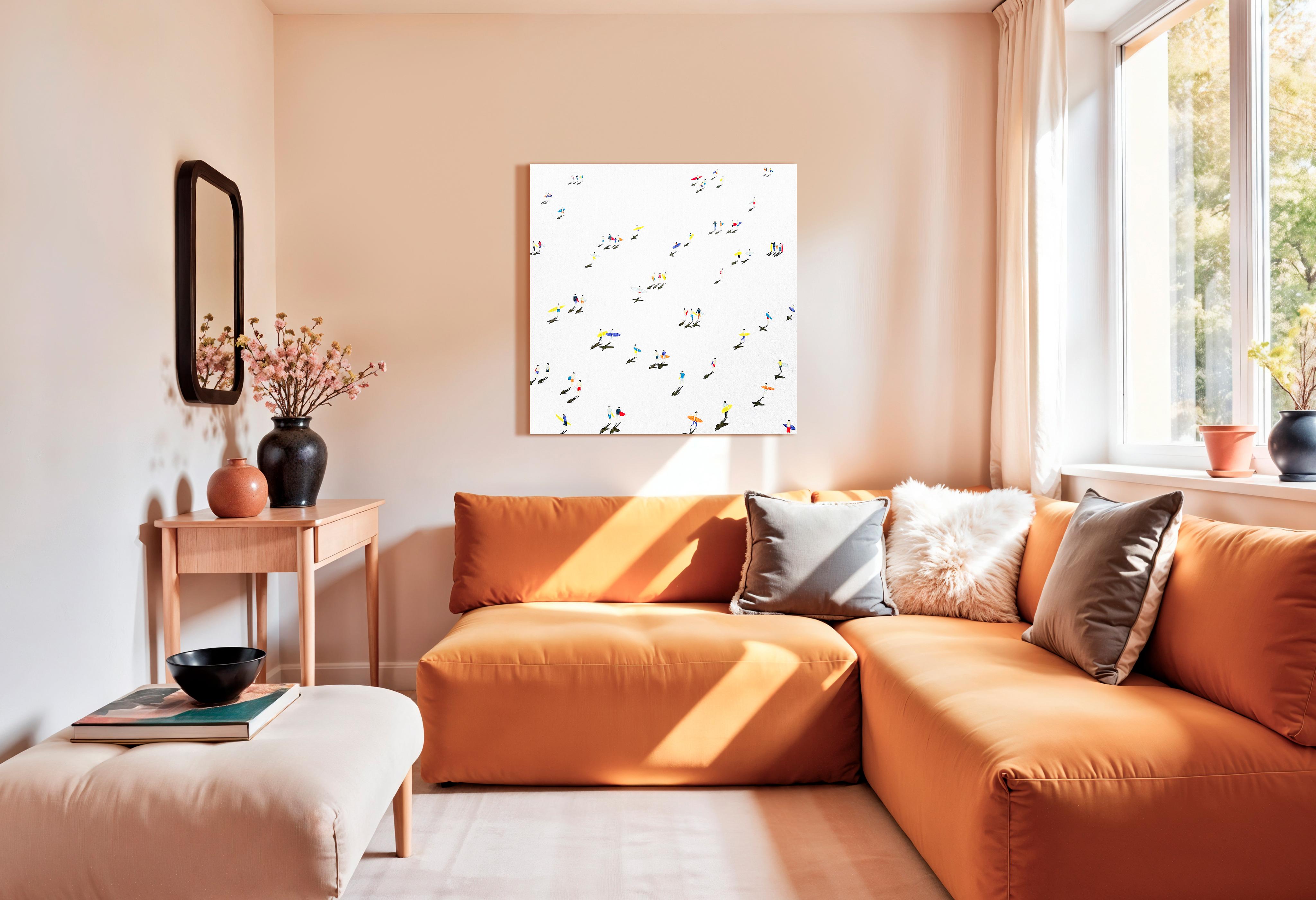 The Waves 07 - Contemporary Painting by Stephanie Ho