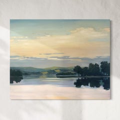 "Calm Horizon", Landschaft Ölgemälde