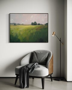 "Hit the Hay" Landscape Oil Painting