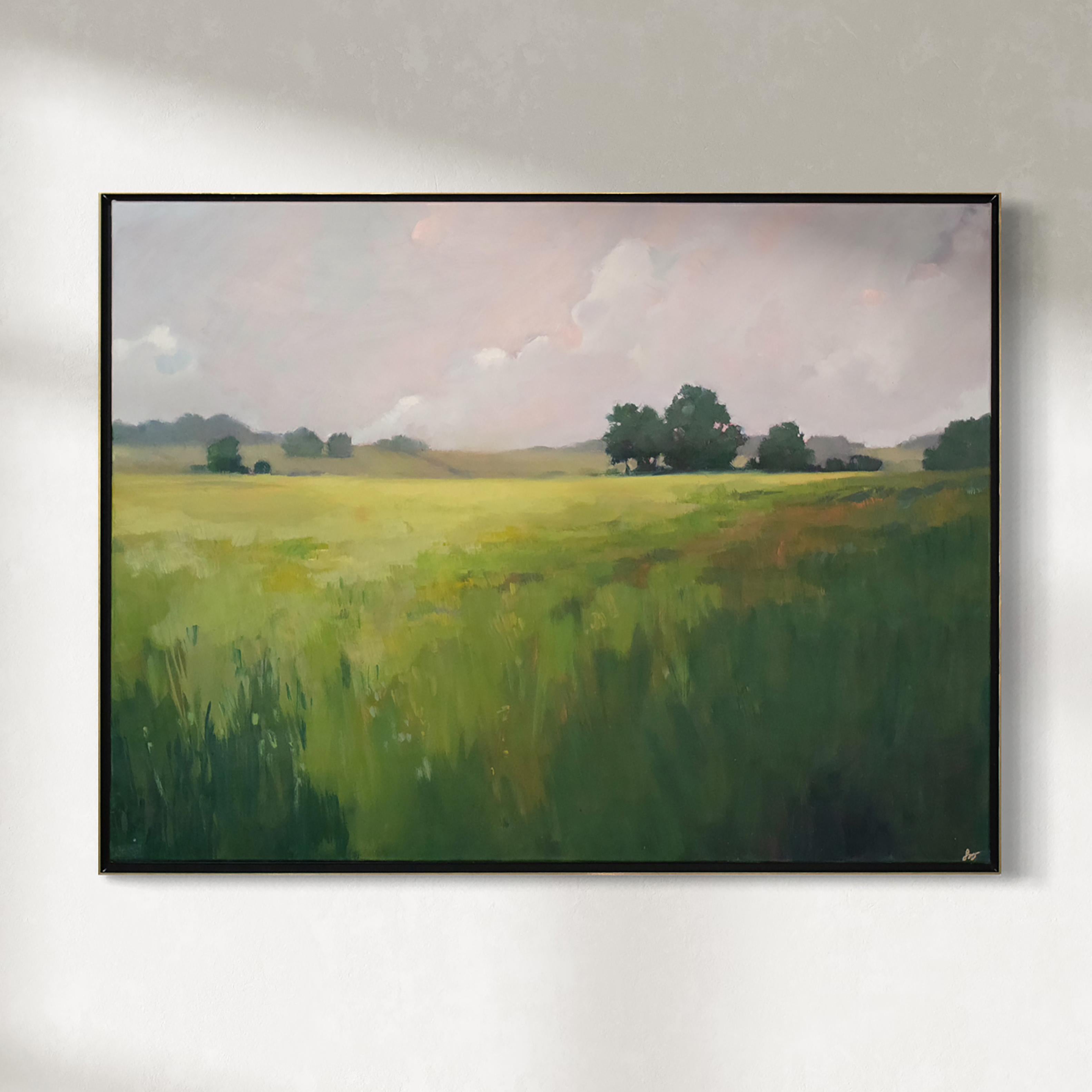 "Hit the Hay" Landscape Oil Painting