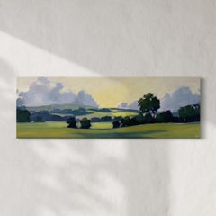 "The Hour of Soft Awakening" Landscape Oil Painting