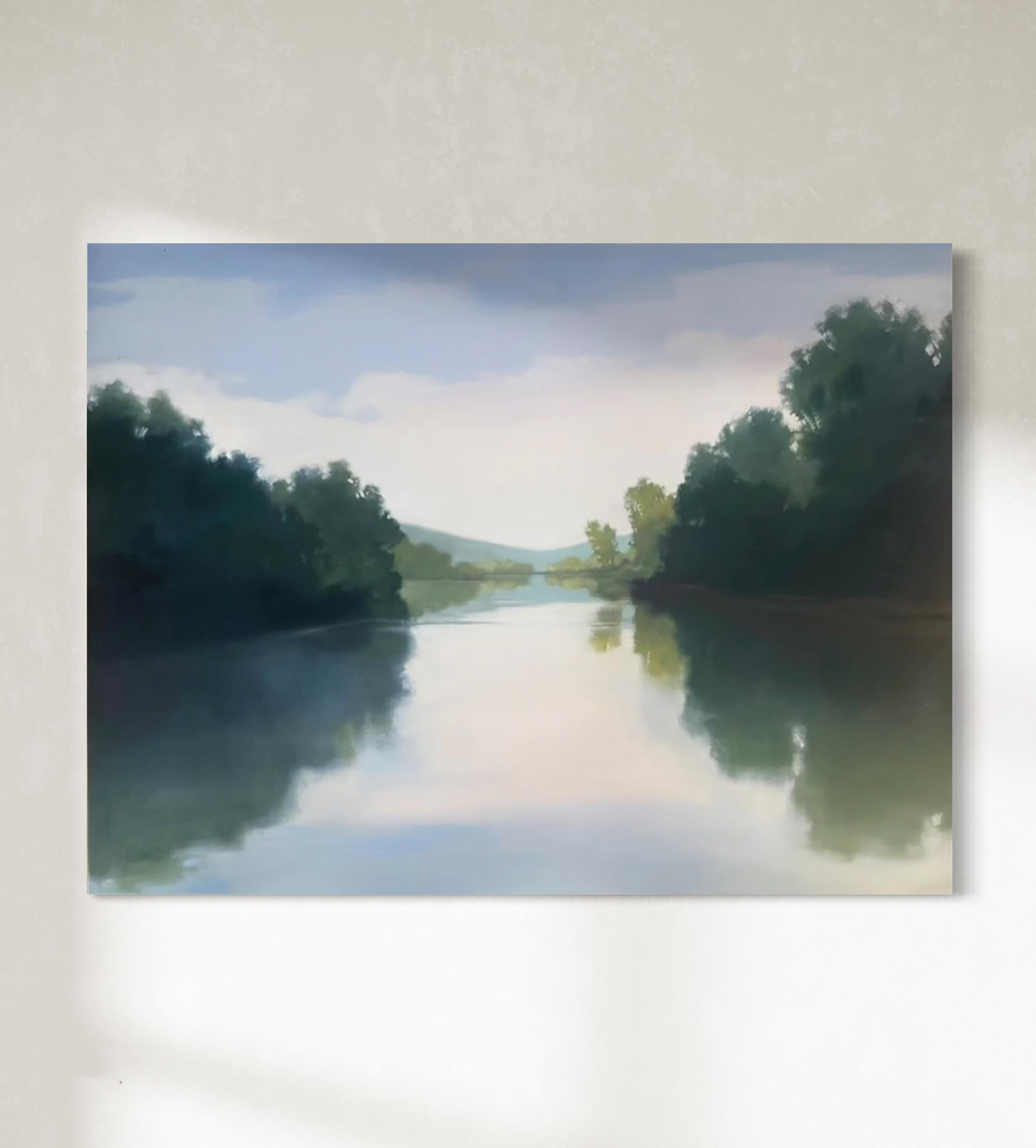 Ölgemälde "Wasser berühren" Landschaft