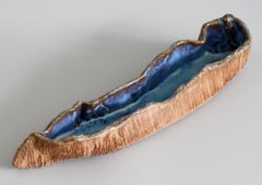 Stephanie Kalan Studio Pottery Handcrafted Brutalist Sculptural Bowl