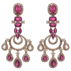 Stephanie Kantis Ruby Diamond Earrings