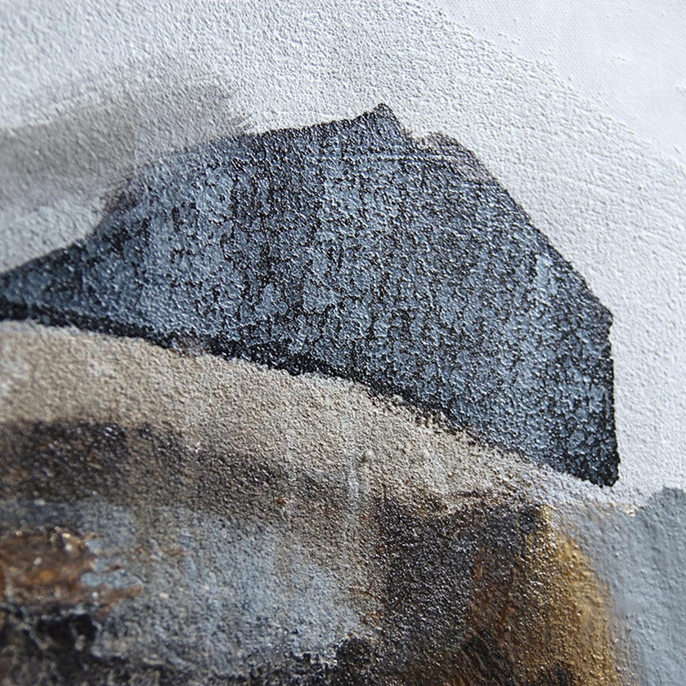 Samara (contemplative) - Abstract Painting by Stephanie Laine