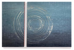 Silver Moon Vibes (Diptych)