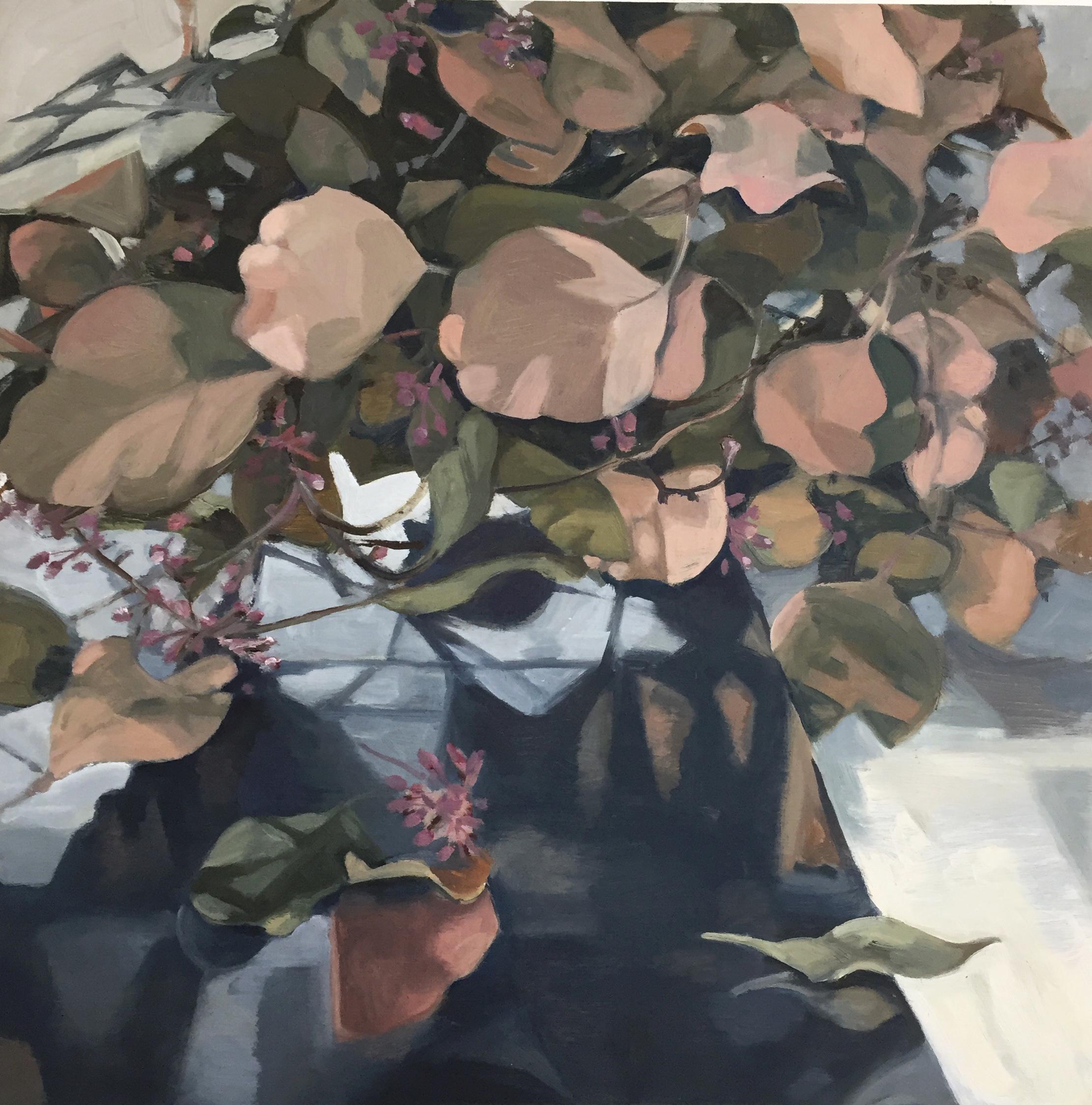 Stephanie Peek Still-Life Painting – Morning Light / Ölgemälde - Realismus, der die abstrakten Qualitäten der Natur zelebriert