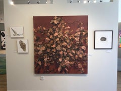 Pompeya / óleo sobre lienzo - naturaleza abstracta - tonos tierra cálidos.