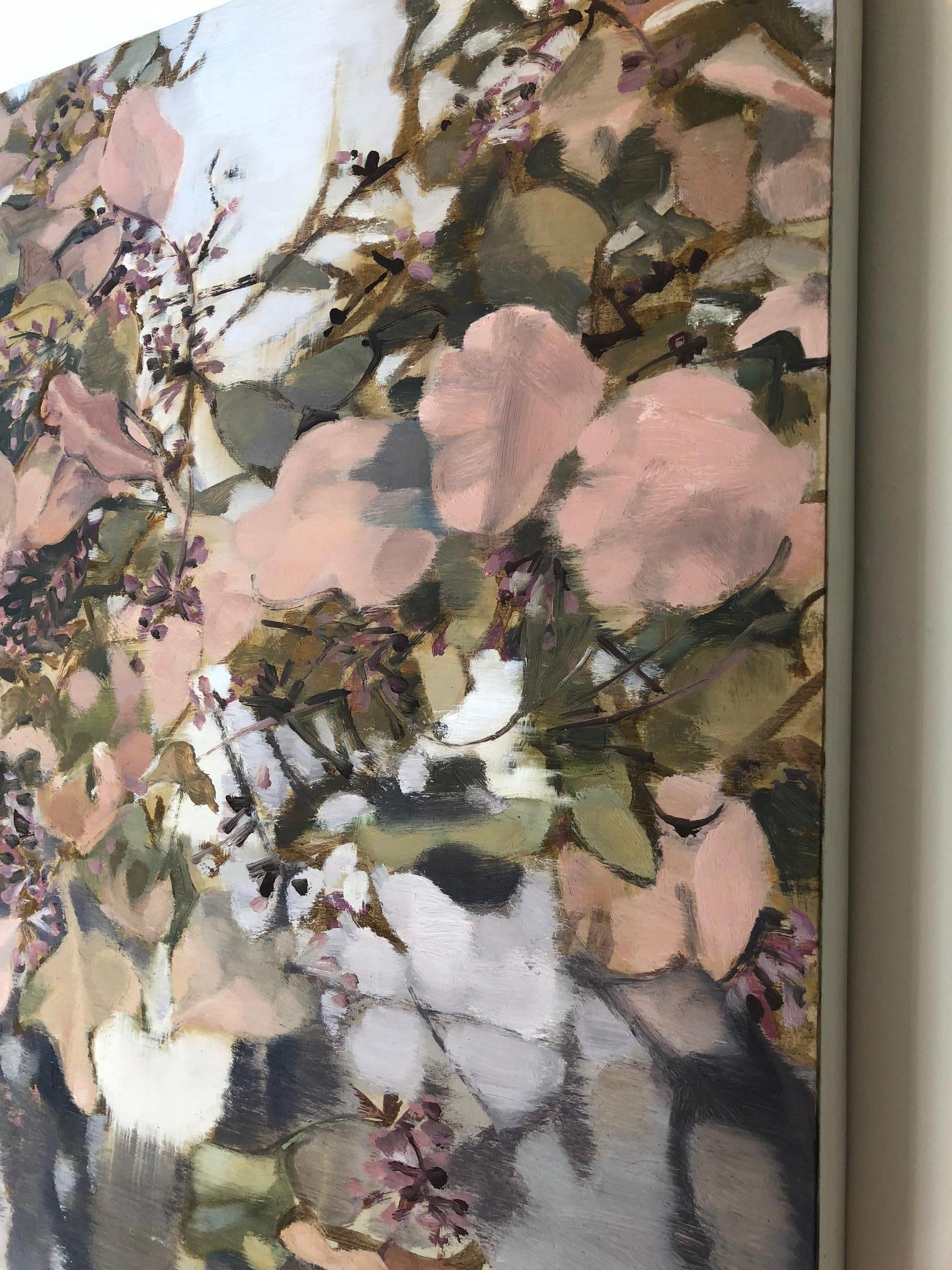 Luz suave / un óleo realista que celebra las cualidades abstractas de la naturaleza - Painting Contemporáneo de Stephanie Peek