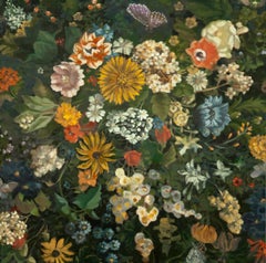 Tutti Fiori — 30 x 30 inches Dutch inspired floral contemporary