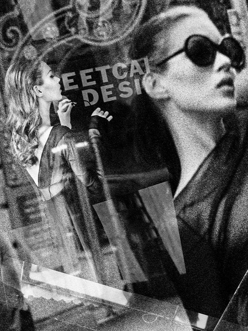 Black and White Photograph di Stephanie Pfriender Stylander - Kate Moss, Stardust, 1992/2024