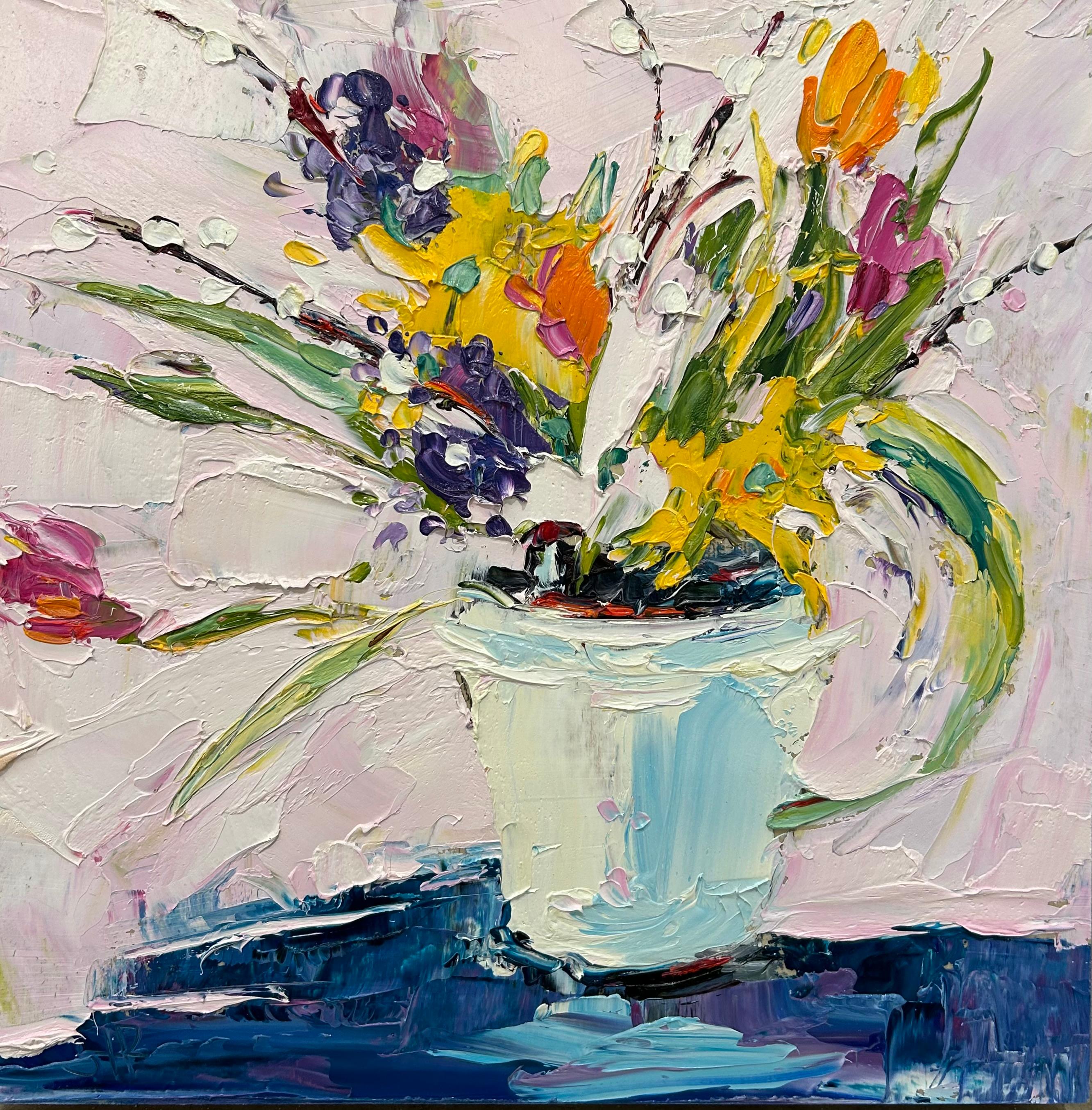 Claire De Lune – Painting von Stephanie Reiter