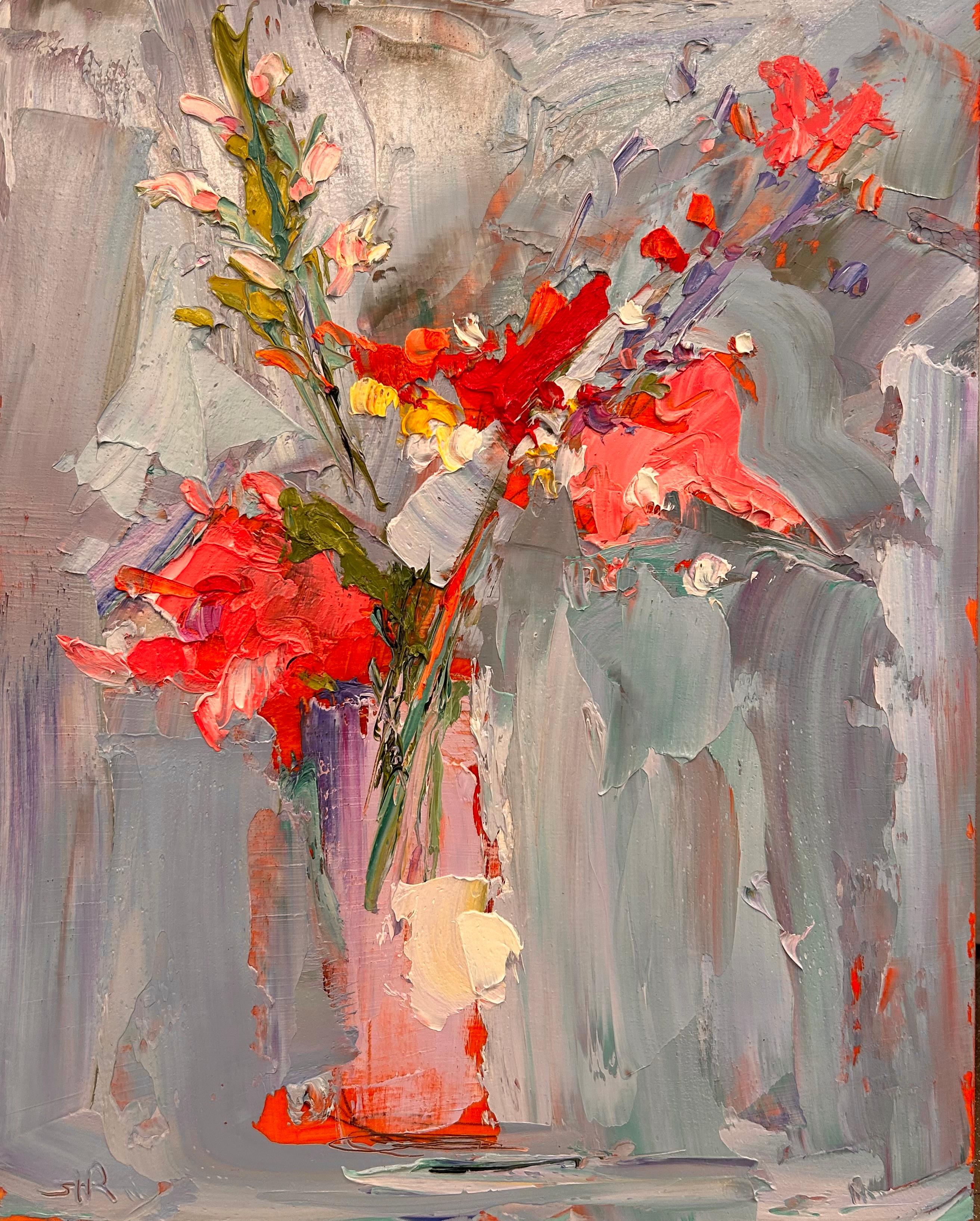 Simple Blooms - Painting by Stephanie Reiter