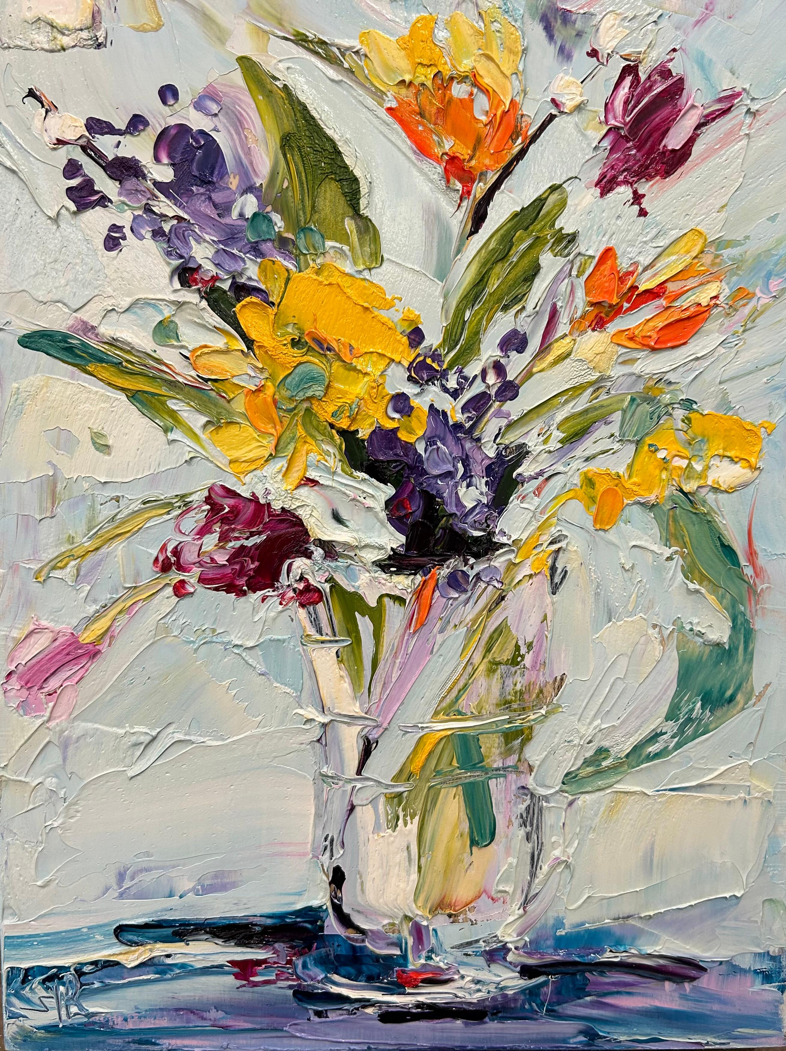 Los pájaros y las abejas - Painting de Stephanie Reiter