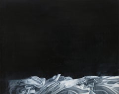 Stephanie Serpick, A New Fall 4, 2017, Olio su pannello, 16 x 20 pollici, Realismo